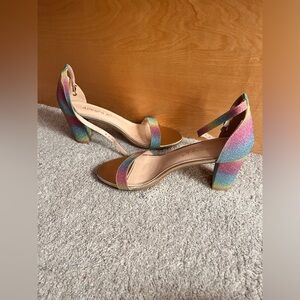 Rainbow heels size 9